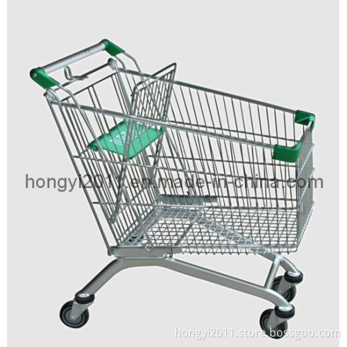 Supermarket European Style Shopping Cart 180L